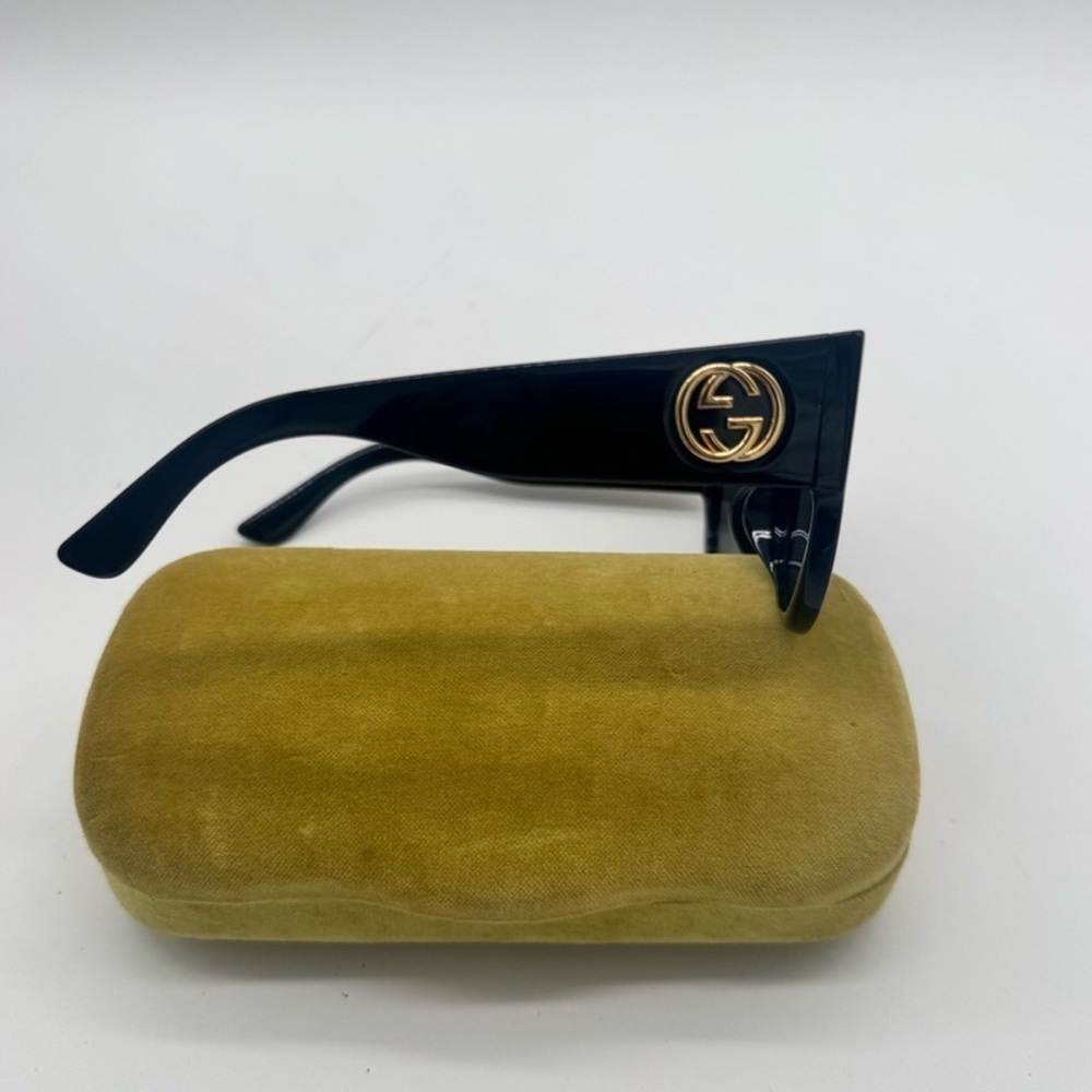 Gucci EUC Havana Round Women's Sunglasses GG0142SA - Picture 3 of 8